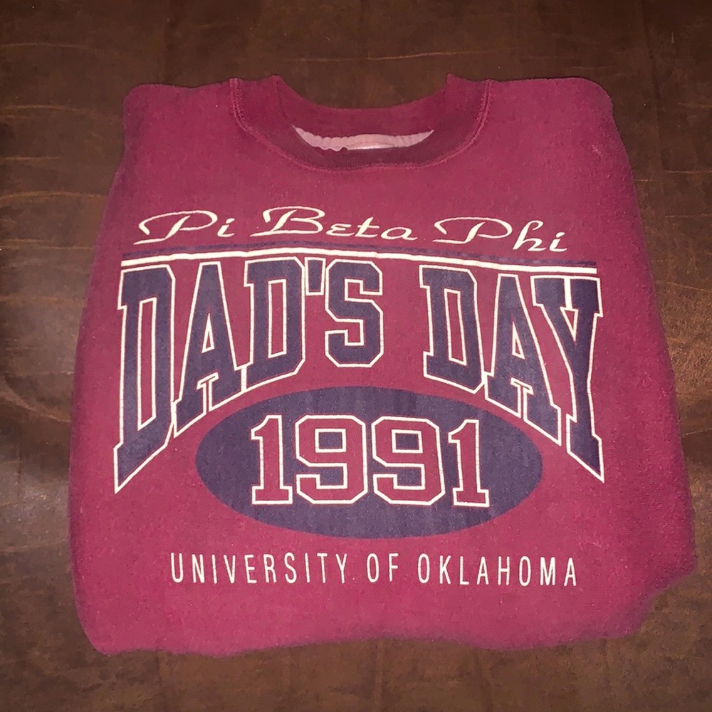 classic college sweatshirt